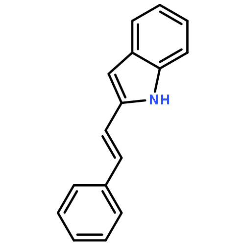 1H-Indole, 2-(2-phenylethenyl)-