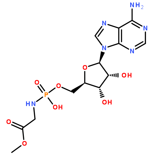 GLYCINE, N-5'-ADENYLYL-, 1-METHYL ESTER