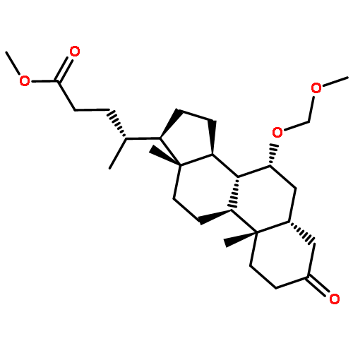 Cholan-24-oic acid, 7-(methoxymethoxy)-3-oxo-, methyl ester, (5b,7a)-