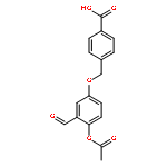 Benzoic acid, 4-[[4-(acetyloxy)-3-formylphenoxy]methyl]-