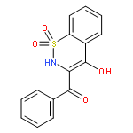 Methanone, (4-hydroxy-1,1-dioxido-2H-1,2-benzothiazin-3-yl)phenyl-