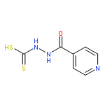 2-(pyridin-4-ylcarbonyl)hydrazinecarbodithioic acid