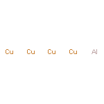 aluminium, compound with copper (1:4)