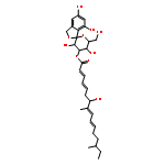 (3'R,4'S,5'R,6'R)-3',5,5',7-tetrahydroxy-6'-(hydroxymethyl)-3',4',5',6'-tetrahydro-3H-spiro[2-benzofuran-1,2'-pyran]-4'-yl (2E,4E,7S,8E,10E,14S)-7-hydroxy-8,14-dimethylhexadeca-2,4,8,10-tetraenoate