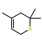 2H-Thiopyran, 3,6-dihydro-2,2,4-trimethyl-