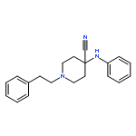 4-Piperidinecarbonitrile, 4-(phenylamino)-1-(2-phenylethyl)-