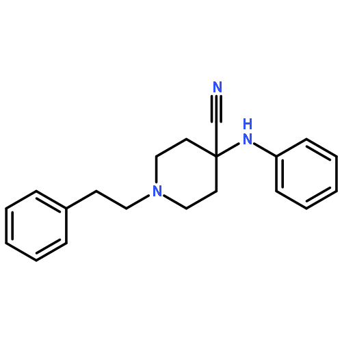 4-Piperidinecarbonitrile, 4-(phenylamino)-1-(2-phenylethyl)-