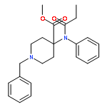 Methyl 1-benzyl-4-((propionyl)phenylamino)piperidine-4-carboxylate