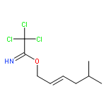 Ethanimidic acid, 2,2,2-trichloro-, (2E)-5-methyl-2-hexenyl ester