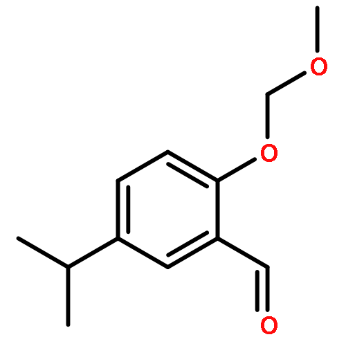 Benzaldehyde, 2-(methoxymethoxy)-5-(1-methylethyl)-