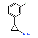 Cyclopropanamine,2-(3-chlorophenyl)-