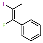 Benzene, [(1E)-1-fluoro-2-iodo-1-propenyl]-