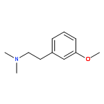 Benzeneethanamine, 3-methoxy-N,N-dimethyl-