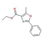 4-Oxazolecarboxylic acid, 5-methyl-2-phenyl-, ethyl ester