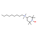 1-Piperidinyloxy,4-(dimethylnonylammonio)-2,2,6,6-tetramethyl-