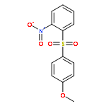 Benzene, 1-[(4-methoxyphenyl)sulfonyl]-2-nitro-