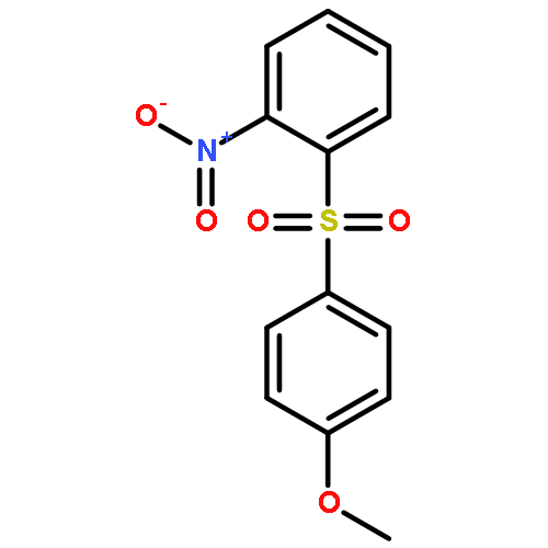 Benzene, 1-[(4-methoxyphenyl)sulfonyl]-2-nitro-