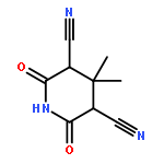 4,4-Dimethyl-2,6-dioxopiperidine-3,5-dicarbonitrile