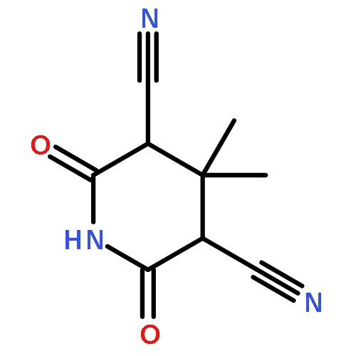 4,4-Dimethyl-2,6-dioxopiperidine-3,5-dicarbonitrile