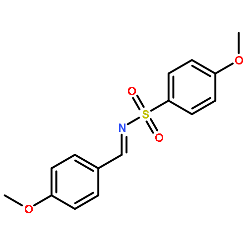 Benzenesulfonamide, 4-methoxy-N-[(4-methoxyphenyl)methylene]-