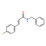 trans N-Benzyl-4-fluorocinnamamide