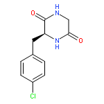 2,5-Piperazinedione, 3-[(4-chlorophenyl)methyl]-, (3S)-