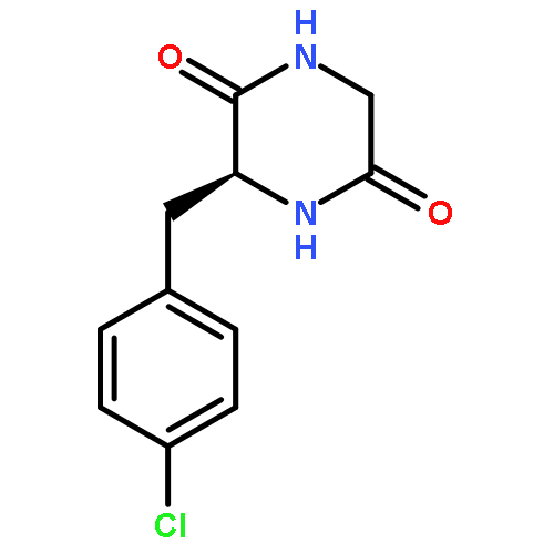 2,5-Piperazinedione, 3-[(4-chlorophenyl)methyl]-, (3S)-