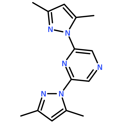 Pyrazine, 2,6-bis(3,5-dimethyl-1H-pyrazol-1-yl)-