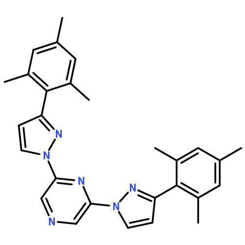 PYRAZINE, 2,6-BIS[3-(2,4,6-TRIMETHYLPHENYL)-1H-PYRAZOL-1-YL]-