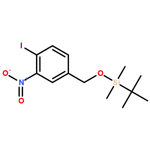 Silane, (1,1-dimethylethyl)[(4-iodo-3-nitrophenyl)methoxy]dimethyl-