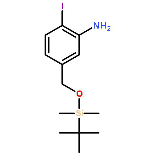 BENZENAMINE, 5-[[[(1,1-DIMETHYLETHYL)DIMETHYLSILYL]OXY]METHYL]-2-IODO-