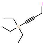 Silane, triethyl(3-iodo-1-propynyl)-