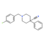 4-PIPERIDINECARBONITRILE, 1-[(4-FLUOROPHENYL)METHYL]-4-PHENYL-