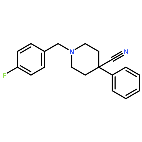 4-PIPERIDINECARBONITRILE, 1-[(4-FLUOROPHENYL)METHYL]-4-PHENYL-