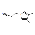 1H-Phosphole-1-propanenitrile, 3,4-dimethyl-