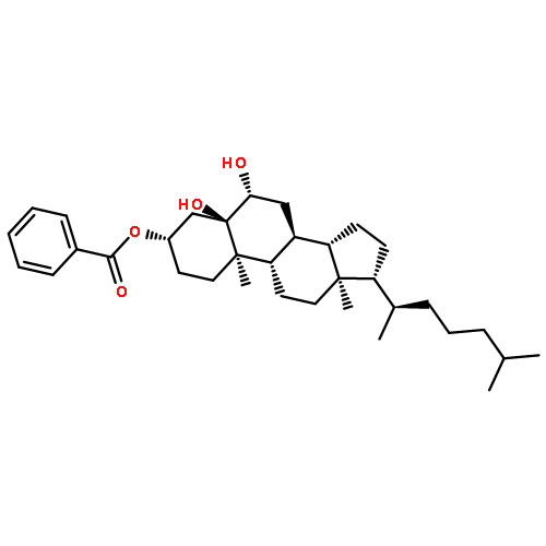 Cholestane-3,5,6-triol, 3-benzoate, (3b,5a,6b)-