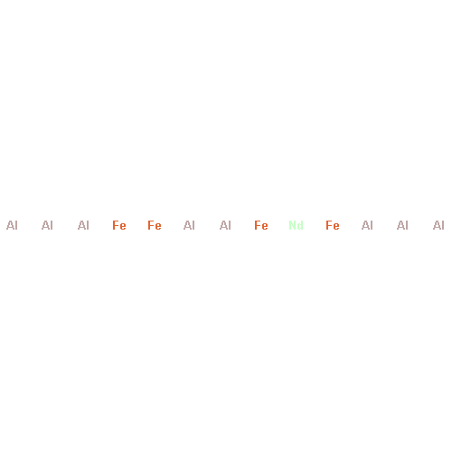 Aluminum, compd. with iron and neodymium (8:4:1)