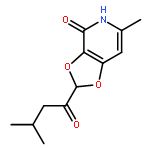 1,3-Dioxolo[4,5-c]pyridin-4(5H)-one, 6-methyl-2-(3-methyl-1-oxobutyl)-