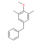 Benzene, 2-methoxy-1,3-dimethyl-5-(phenylmethyl)-