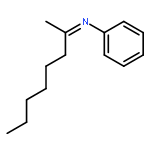 Benzenamine, N-(1-methylheptylidene)-