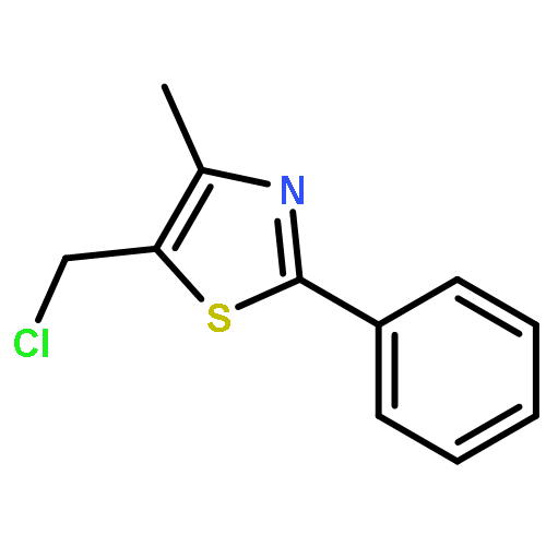 Thiazole, 5-(chloromethyl)-4-methyl-2-phenyl-