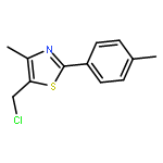 5-(CHLOROMETHYL)-4-METHYL-2-(4-METHYLPHENYL)-1,3-THIAZOLE