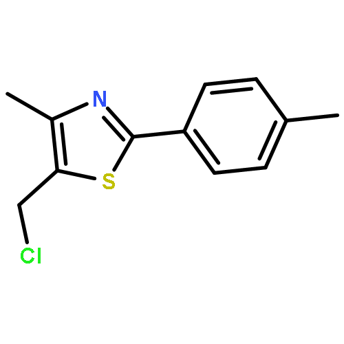 5-(CHLOROMETHYL)-4-METHYL-2-(4-METHYLPHENYL)-1,3-THIAZOLE