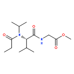 Glycine, N-(1-methylethyl)-N-(1-oxopropyl)valyl-, methyl ester