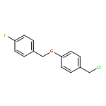 BENZENE, 1-(CHLOROMETHYL)-4-[(4-FLUOROPHENYL)METHOXY]-