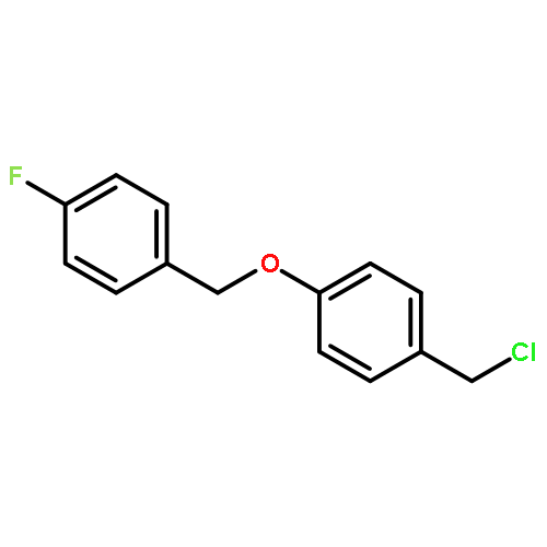 BENZENE, 1-(CHLOROMETHYL)-4-[(4-FLUOROPHENYL)METHOXY]-