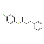 Benzene, 1-chloro-4-[(1-methyl-3-phenylpropyl)thio]-