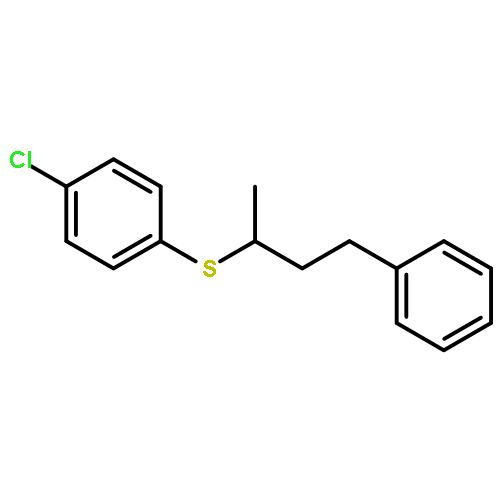 Benzene, 1-chloro-4-[(1-methyl-3-phenylpropyl)thio]-