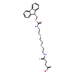 5,8-Dioxa-2,11-diazapentadecanedioicacid, 12-oxo-, 1-(9H-fluoren-9-ylmethyl) ester