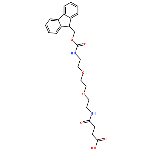 5,8-Dioxa-2,11-diazapentadecanedioicacid, 12-oxo-, 1-(9H-fluoren-9-ylmethyl) ester